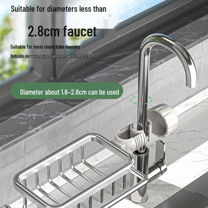 Gunmetalgrauer Aluminium-Abtropfkorb und Aufbewahrungsständer für die Küche