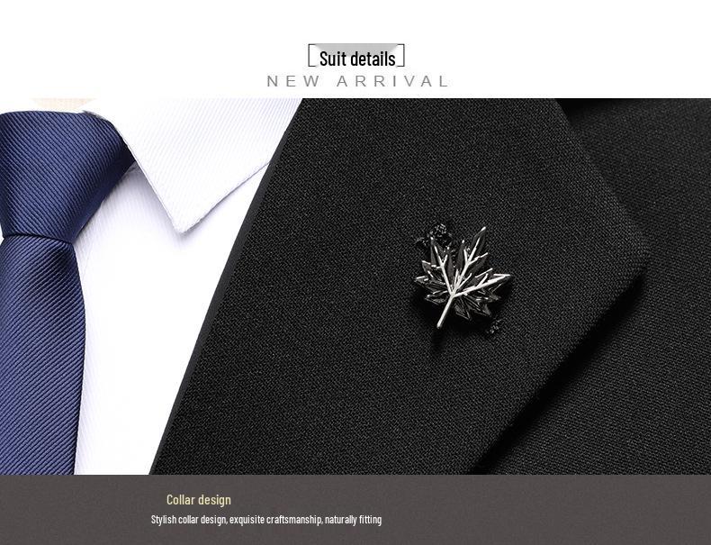 2026 Spring Men's Slim Fit Korean Wool Suit Set - Business, Wedding, Formal Wear