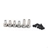 6Pcs 1/12 RC Car The Column Body Posts with Screws Heightening Bracket Replace Parts for MN82 Remote