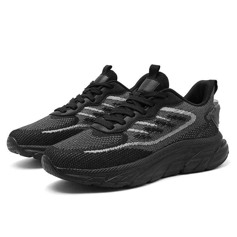 Men's thick-soled sports shoes with footrests, fashionable and breathable casual shoes, sports shoes suitable for outdoor runnin