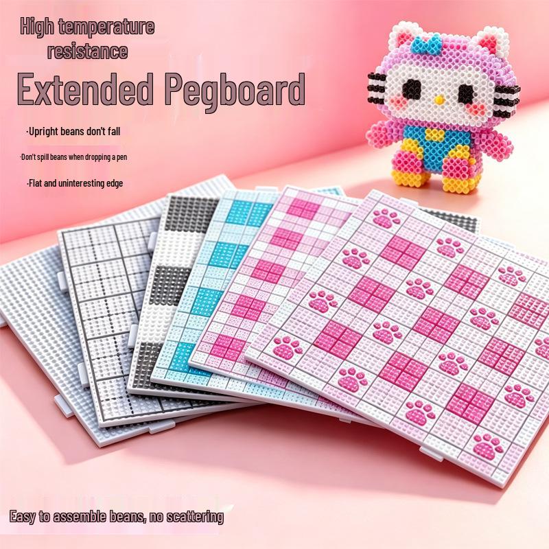 2.6mm Transparent Perler Bead Board - Wear-Resistant DIY Jigsaw Puzzle Craft Template