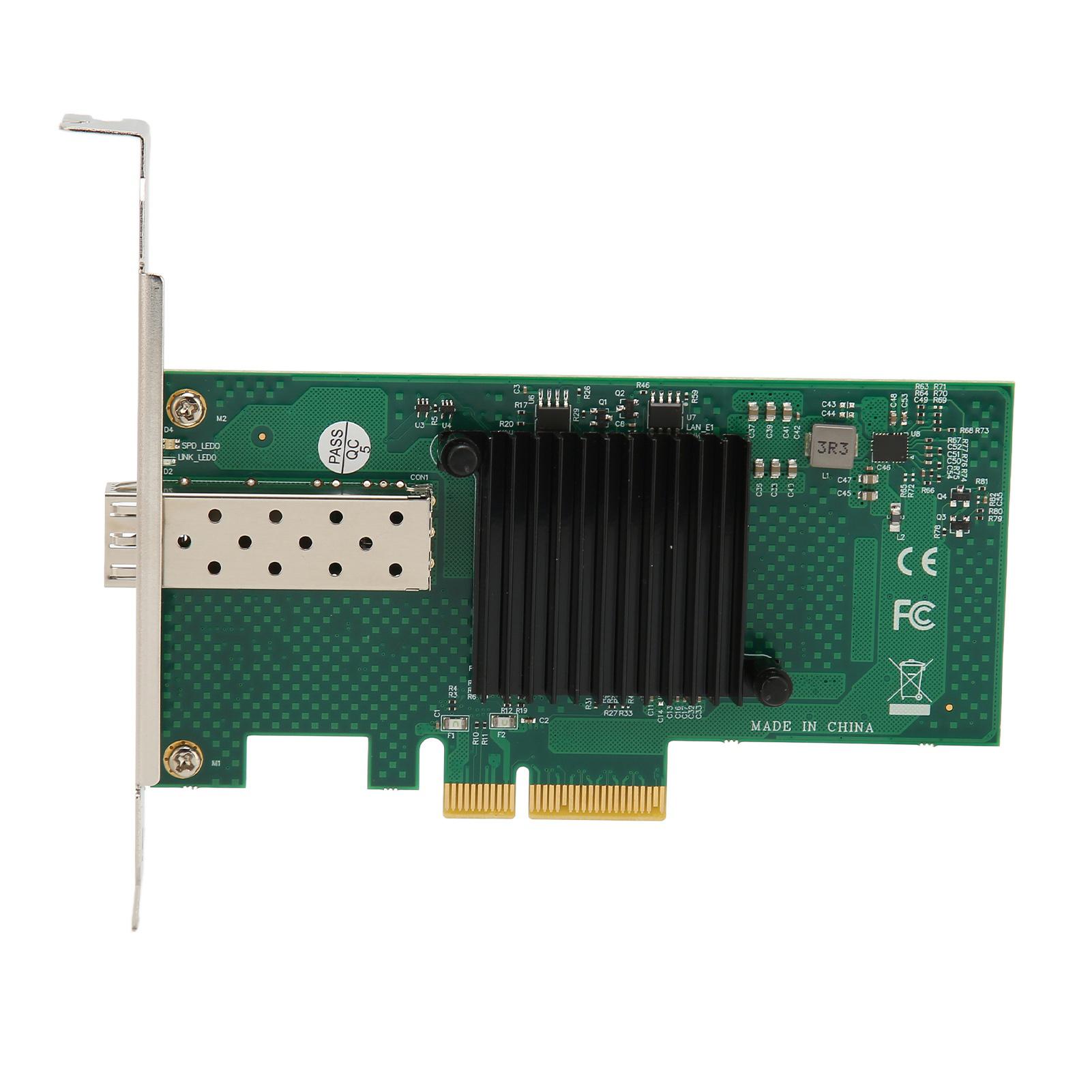

Мережева карта PCIe 10000 Мбіт/с PCI Express X4 5.0 ГТ/с SFP LC Оптоволоконний Гігабітний Серверний Адаптер для