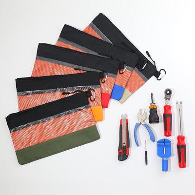 Vodotěsná průhledná taška na nářadí Oxford se zipem - Multifunkční úložný prostor pro elektrikáře a železářství