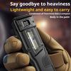 New Portable Flashlight Ultra-thin Rechargeable LED Flashlight Portable Work Light, Cold Resistant, Camping, Patrol, Battery Display