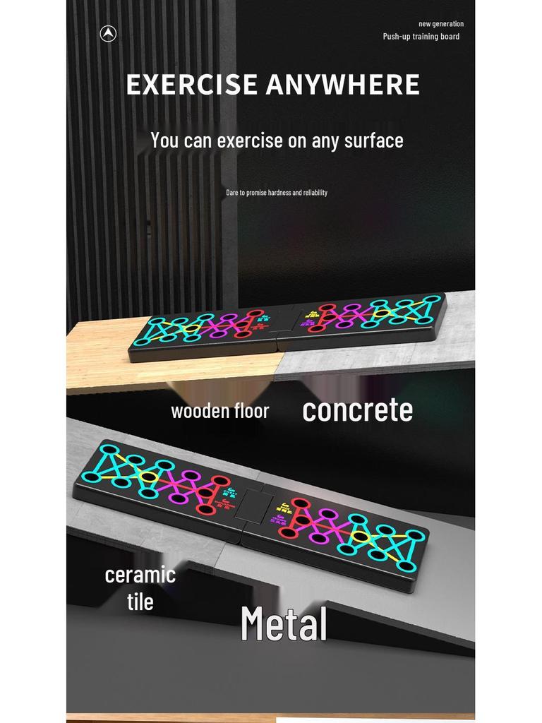 Multifunctional Push-up & Sit-up Bar: Abdominal & Chest Muscle Trainer