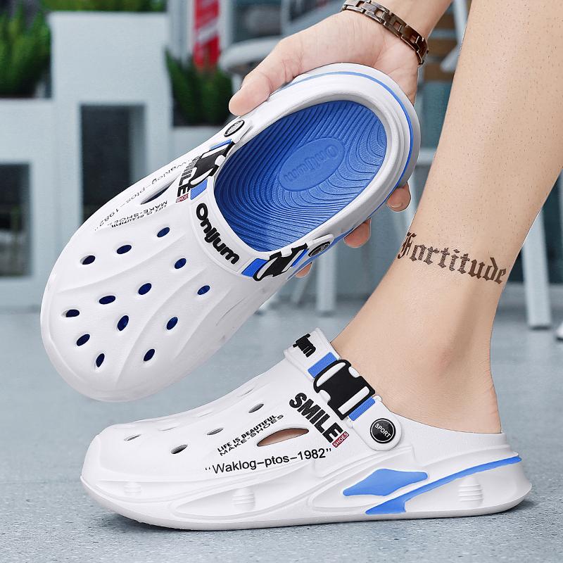 New Summer Men's Women's Sandals EVA Outdoor Wading Beach Shoes Men's Casual Sports Sandals Men Slippers Sleepers Men Slides