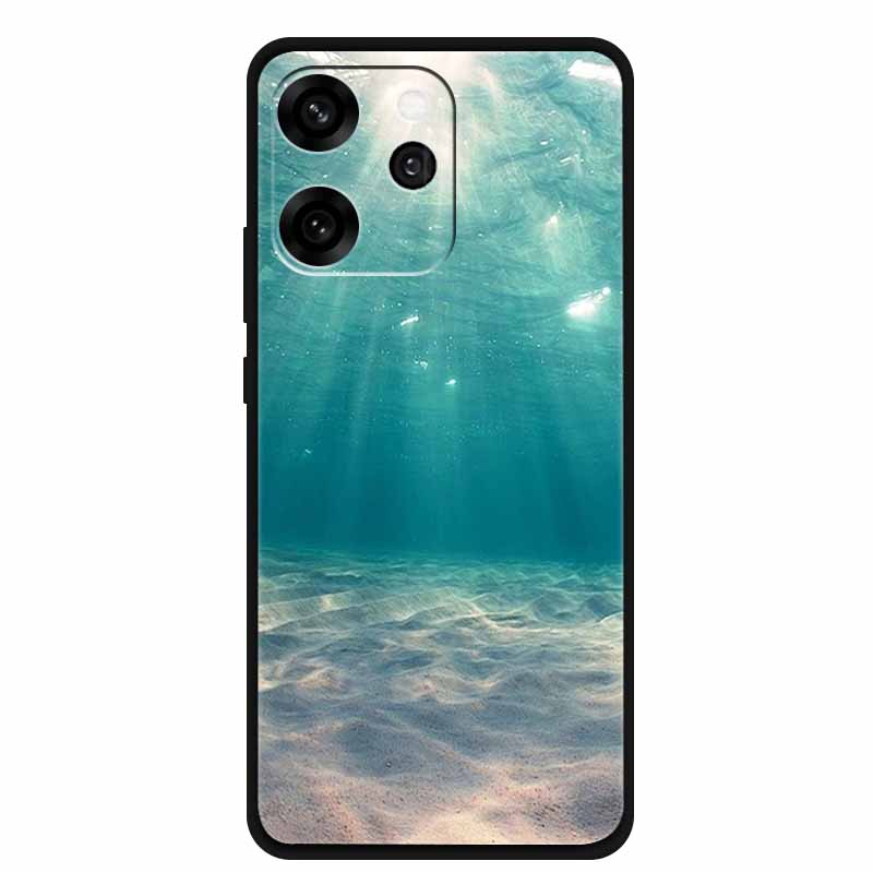 For Oppo Reno15 Phone Case TPU Soft Silicone Tech Style Case for Oppo Reno 15 Flower Heart-shaped Protector Cover PLW110 Coque