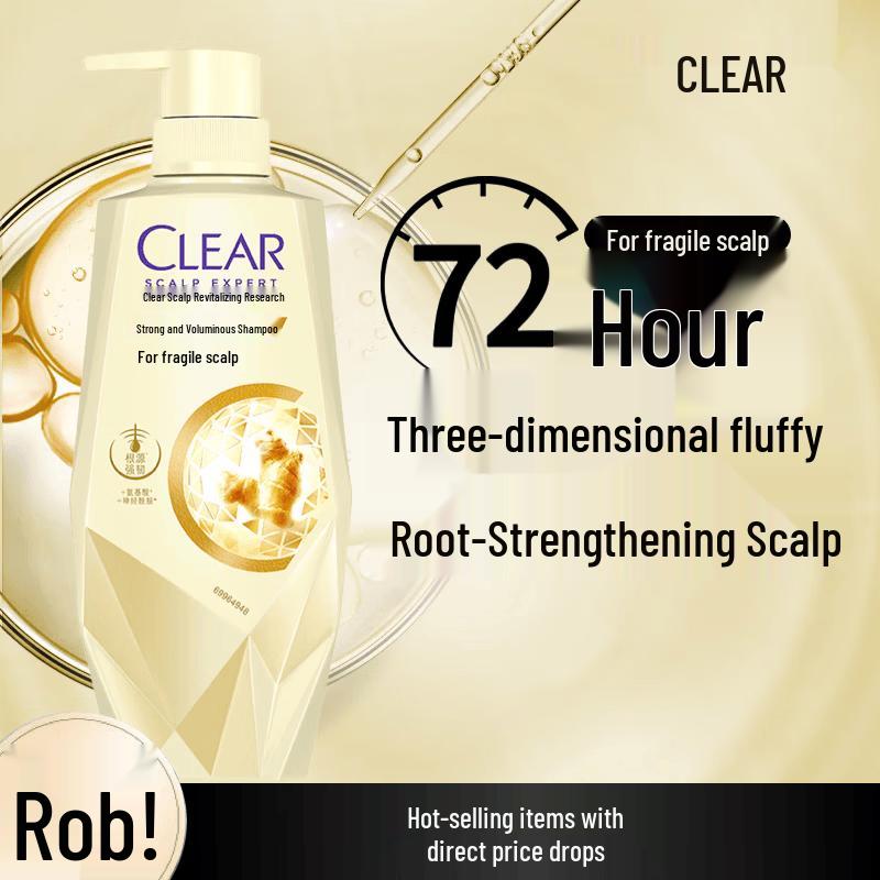 Clear Scalp Care Strong & Voluminous Anti-Dandruff Shampoo