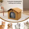 Cooling Dog House Puppy Kennel Insulated Portable Cool Shelter Kennel House With Absorbent Bags And Ice Pack For Pets Dogs Puppy
