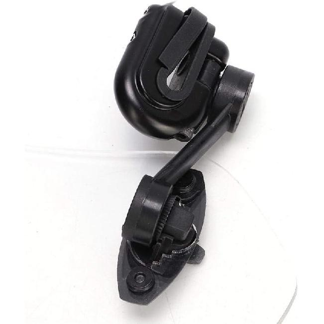 Motorcycle Windscreen Deflector, Adjustable Clip-On Transparent ABS Windshield Spoiler with Tool-Free Installation for Reduced Wind Noise & Enhanced