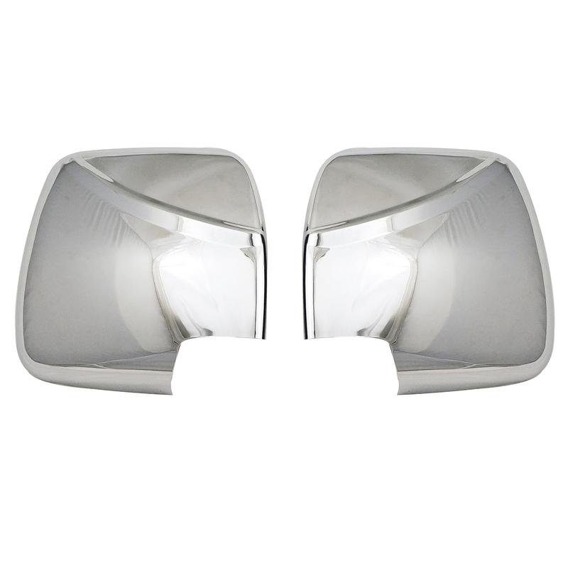 Yifei 2PCS Car Rearview Accessories Chrome Plated Door Mirror Cover Trim For Toyota HIACE Commuter 2008 2012 2014 2015 2016 2017