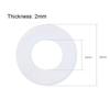 1/5Pcs Universal Drain Valve Seal Washer Flush Valve Water Stop Seal Ring for Geberit Silicon Rubber Diaphragm Toilet Tank Part