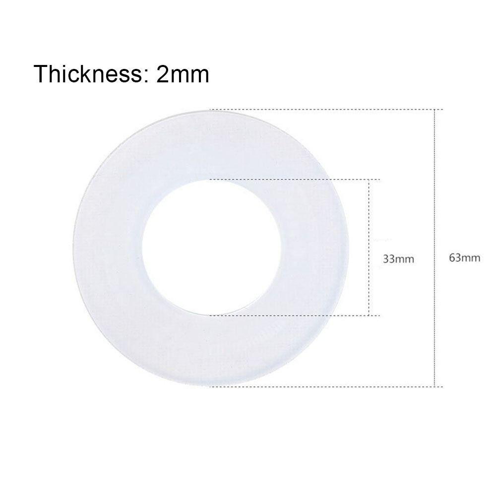 1/5Pcs Universal Drain Valve Seal Washer Flush Valve Water Stop Seal Ring for Geberit Silicon Rubber Diaphragm Toilet Tank Part