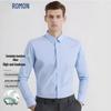 ROMON Men's Business Formal Long-Sleeve Shirt