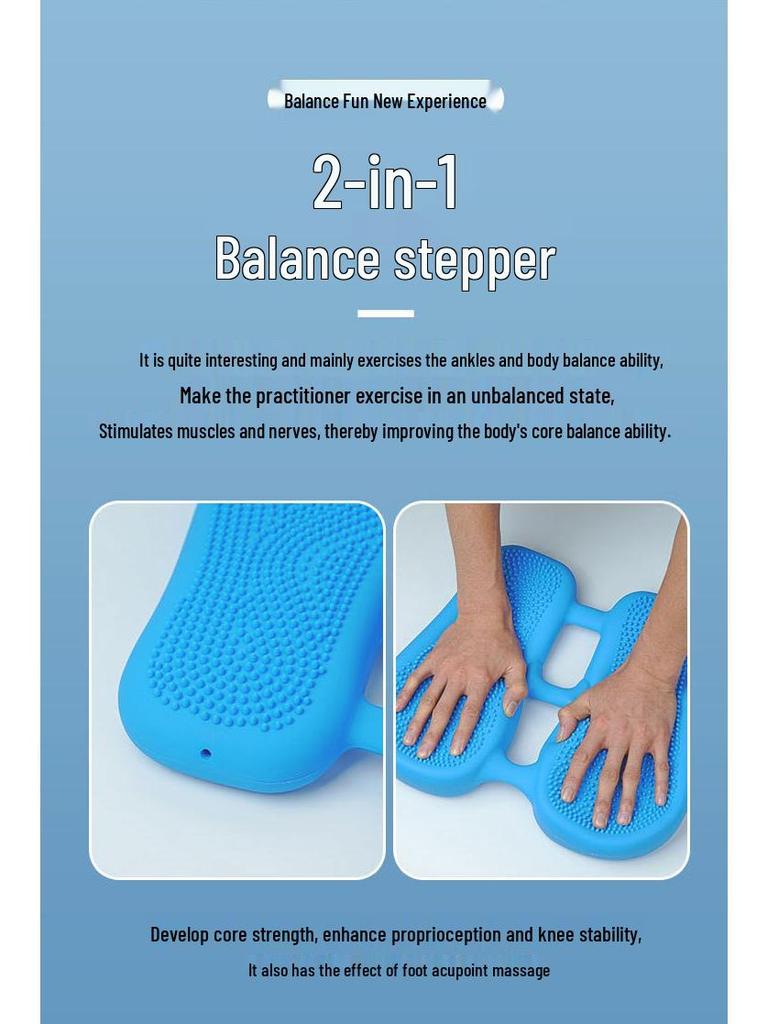 Tichý nafukovací stepper: Multifunkční domácí kancelářské fitness vybavení pro zeštíhlení nohou a budování těla