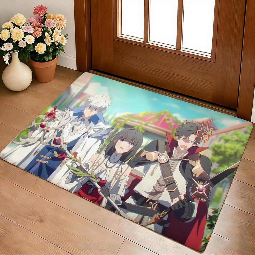 Hot Bl Anime L-link Click Floor Mat Cozy Flannel Soft Thick Non-Slip Mat For Living Room Bedroom Kitchen Decor Rugs