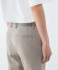 MUSINSA STANDARD Straight Hidden Banding Slacks [Light Beige]