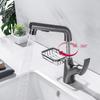Bathroom Mixer Faucet Hot and Cold Water Tap Household Brass Basin Faucets with Storage Rack Multi-functional Pull-out Faucet