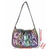 Stylish Dumpling Bag, Small Letter Underarm Bag, Super Light Shoulder Bag, Colorful Upgraded Bubble Cotton Crossbody Bag Purse