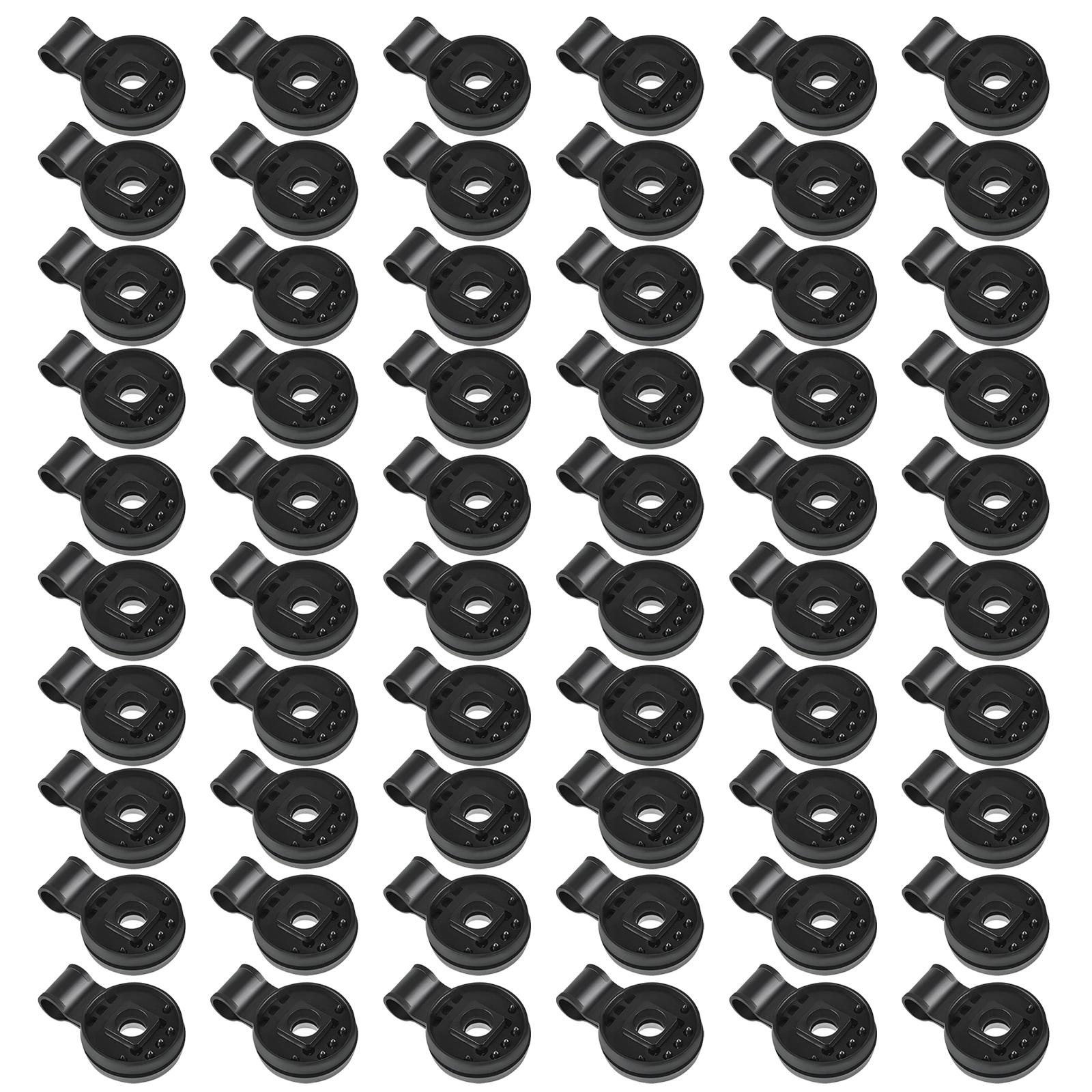 

60 шт. Пластиковые зажимы для защитной ткани, теневая ткань, пластиковые зажимы, солнцезащитный парус, специальная сетка для тени для садовых цветов и растений