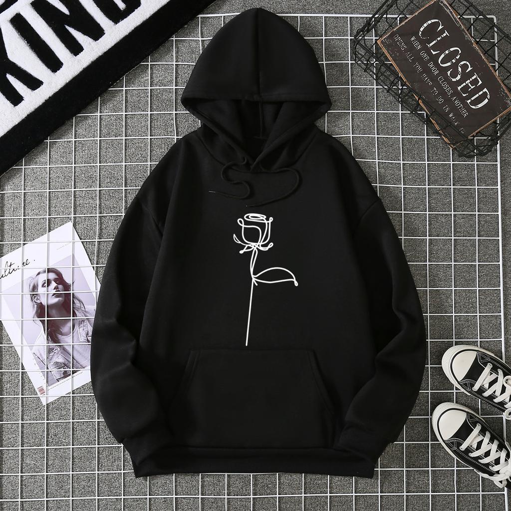 Winter thickened fleece sweater women's 2025 new autumn and winter large thermal loose hooded top