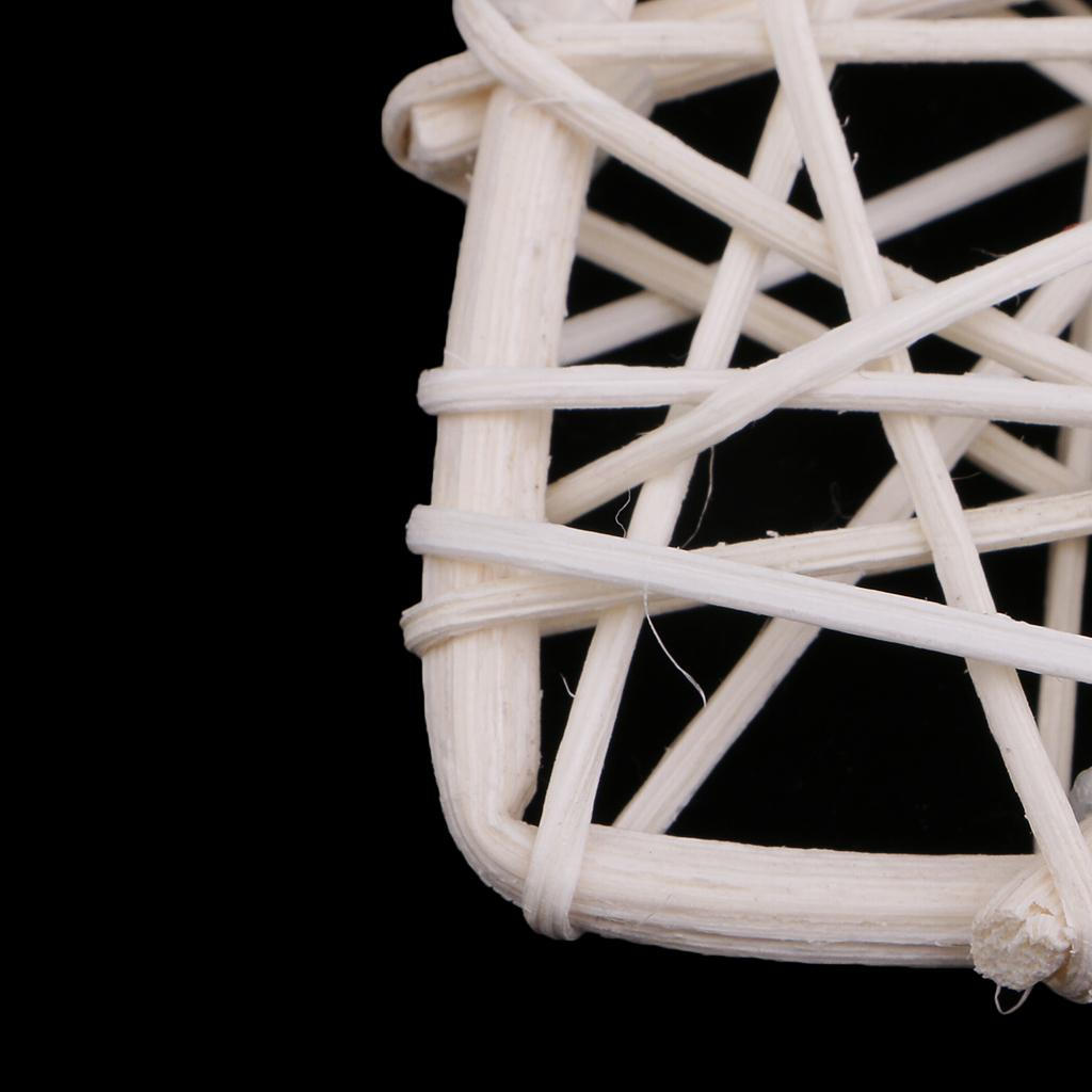 5 Stück herzförmige Ranken-Dekorationskugeln