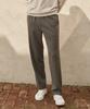 210EDIT Men'S Comfy Semi-Wide Elastic Waist Slacks_Zc3Pt171_Khk