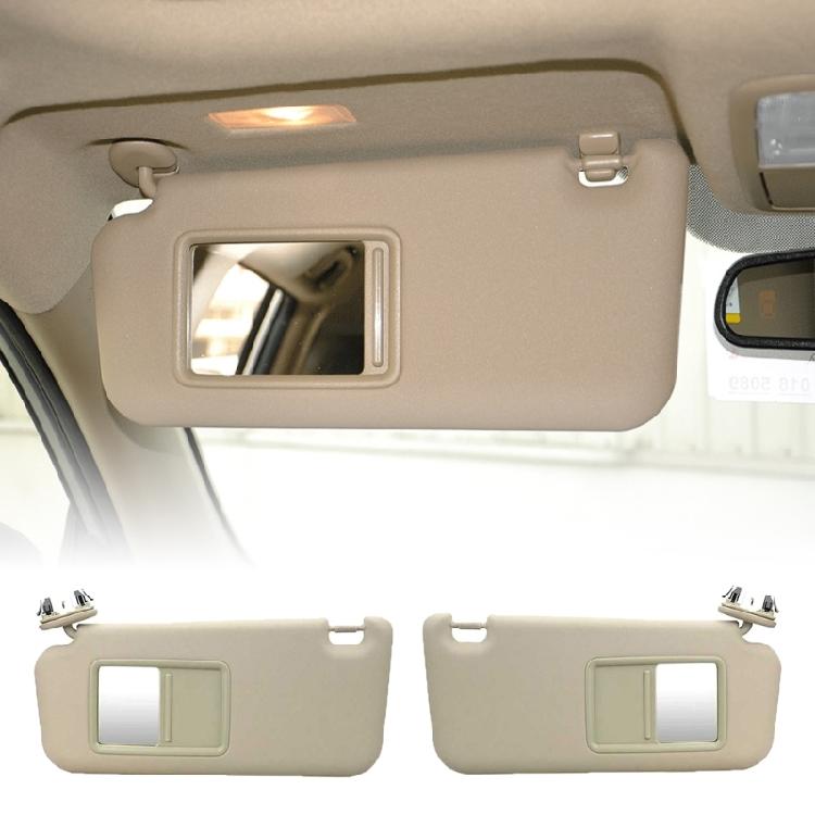 Car Front File Glass Sunvisor Cover with Vanity Light for 7432035A91B1 2010-2023
