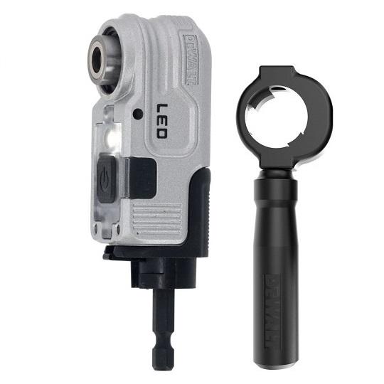 Dewalt Przystawka Kątowa Hex Z Oświetleniem Led Adapter Kątowy