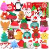 Squishies, 25 Pack Mochi Squishy Toys - Christmas Kawaii Cat Squishys Slow Rising Animals - Party Favors, Goodie Bag, Birthday Gifts, Mini Squishies