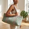 Yoga Bag usalover925 Multicolor Quilted Cotton Print Yoga 47