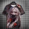 Summer Fashion Anime Girl 3D Print T-Shirts Streetwear Men Casual Oversized O-Neck Short Sleeved Tees Tops Clothing