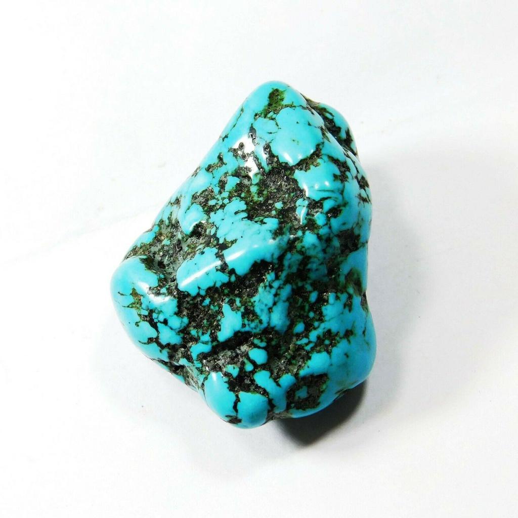 90 Ct Natural Arizona Blue Turquoise Rough Slab Crystal Loose Gemstone CERTIFIED