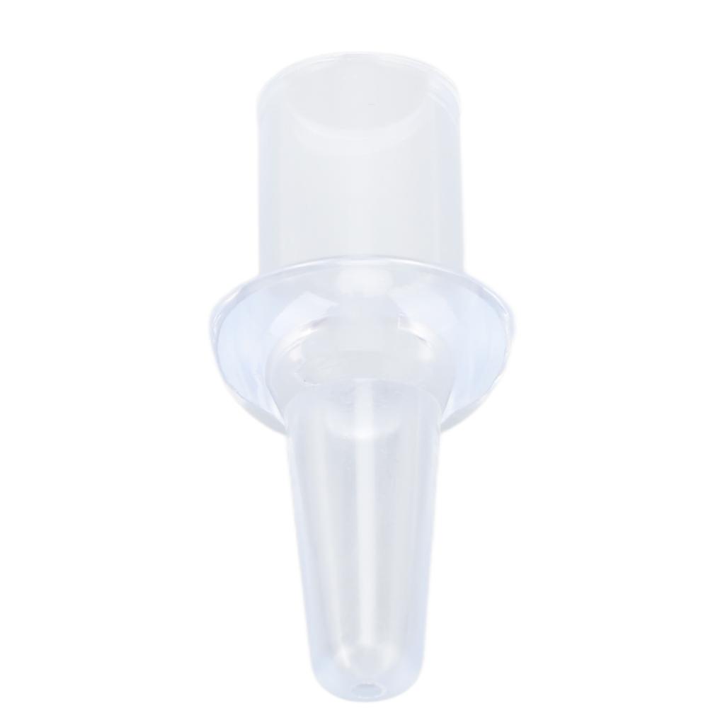 10 Pcs Enema Nozzle Tips Silicone Washable 8mm Inner Diameter Private Flushes Soft Enema Replacement Nozzle Tips