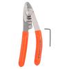 Fiber Optic Stripper Stainless Steel 5 Hole Adjustable Opening Cable Stripping Tool Pliers