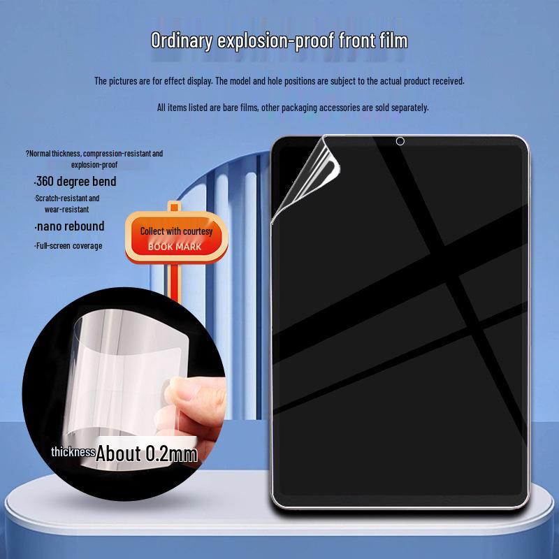 Paper-like PET Film for Writing & Drawing: Full Coverage for Vivo Pad6 Pro/5E and iQOO Pad5 Pro