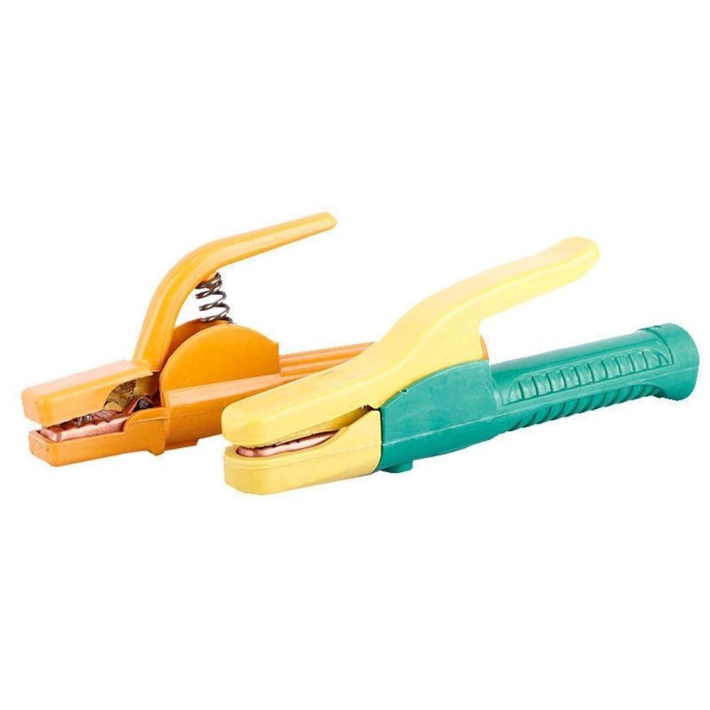 Heat Resistant Welding Electrode Holder Insulated Handle Electrode Holding Clamp For Welders
