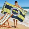 Fenerbahce Spieler Print Strandtuch, Großes Weiches Schnelltrocknendes Handtuch für Strand Camping Schwimmen