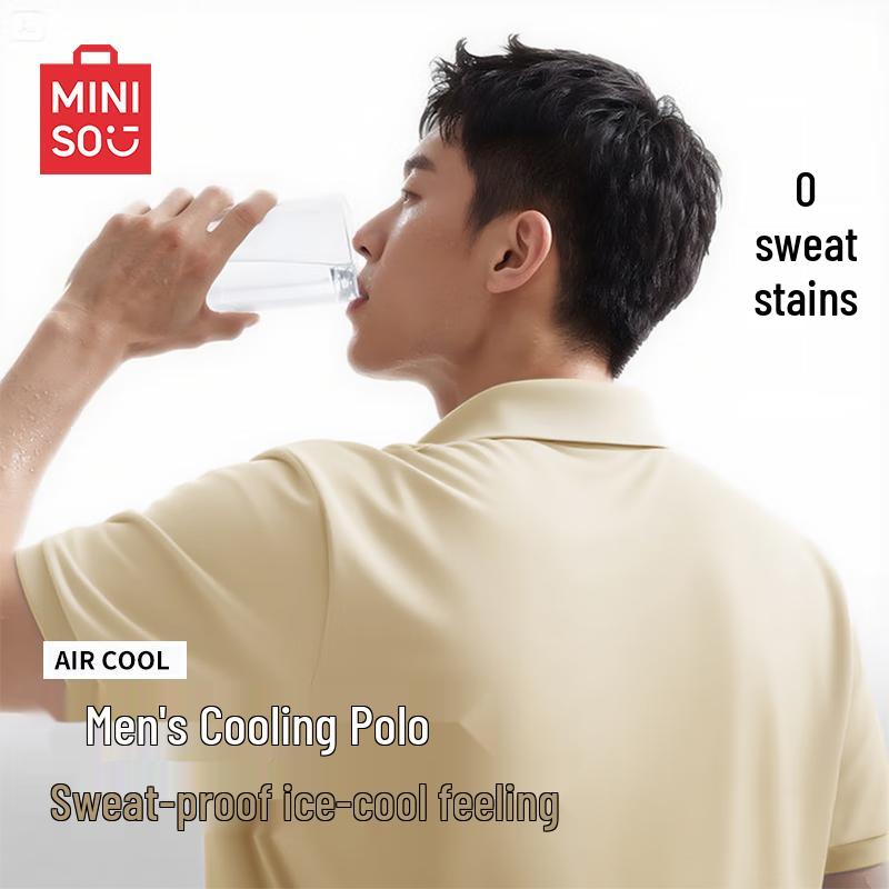 MINISO Men's Quick-Dry Polo Shirt