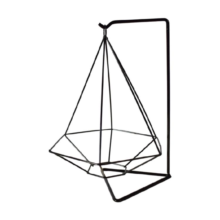 Decorative Iron Plant Stand Modern Geometric Styles Stable Construction For Living Spaces Balcony Use
