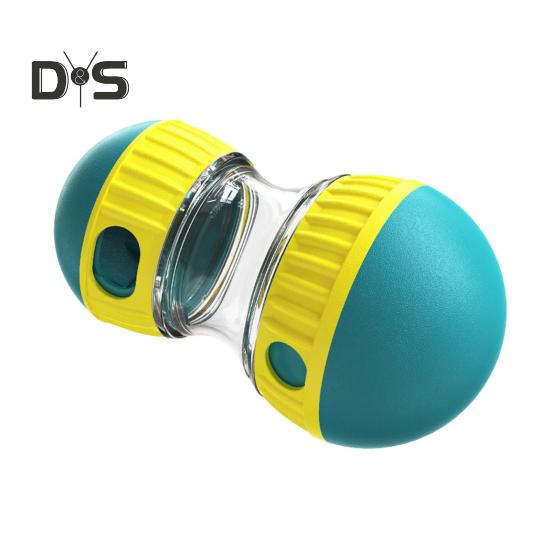 

Игрушка-головоломка для собак, корм для домашних животных, интерактивная игрушка-головоломка, лакомство для собак, протекающий мяч, медленная кормушка для щенков для дрессировки собак зелёный