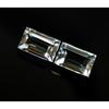 Natural White Ceylon Sapphire 16.32ct Emerald Cut Certified Loose Gemstone