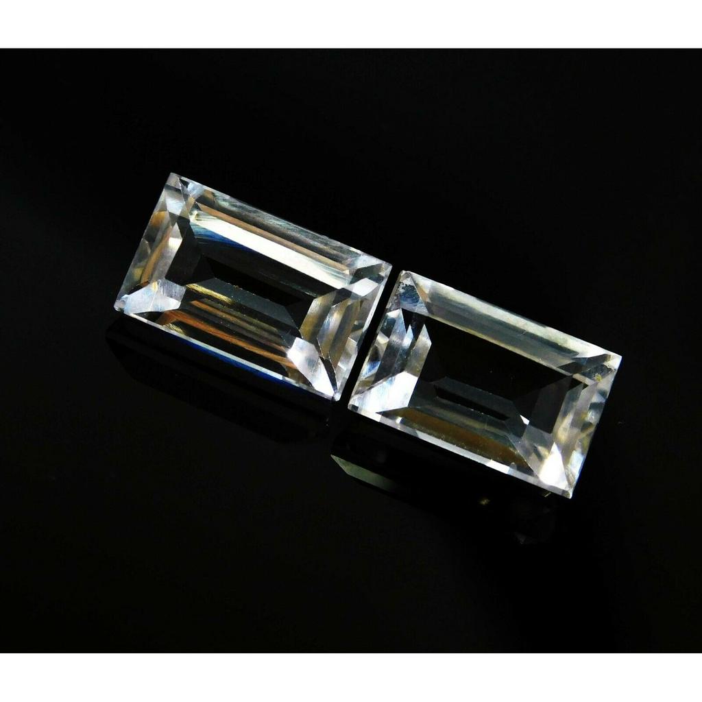 Natural White Ceylon Sapphire 16.32ct Emerald Cut Certified Loose Gemstone