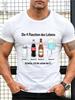 Unisex Black Tee Four Bottles Life Gerunisex Funny Graphic Print Short Sleeve Loose Casual Top For Adult Male Daily Street Wear Outfit