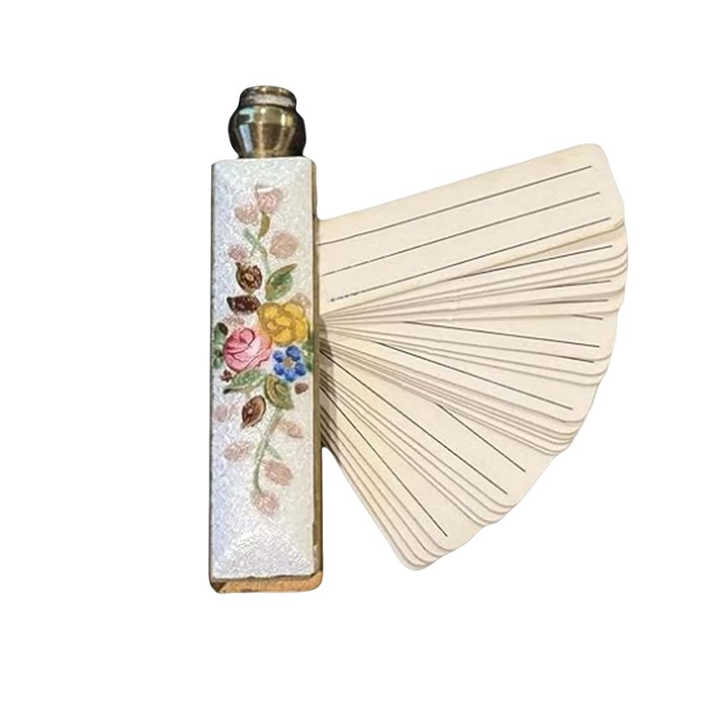 Vintage Enamel Floral Brass Address Phone Book Pocket Vintage Floral Phone Book Retro Pocket Address Notebook Easily Fits In Wallets And Pockets Uni