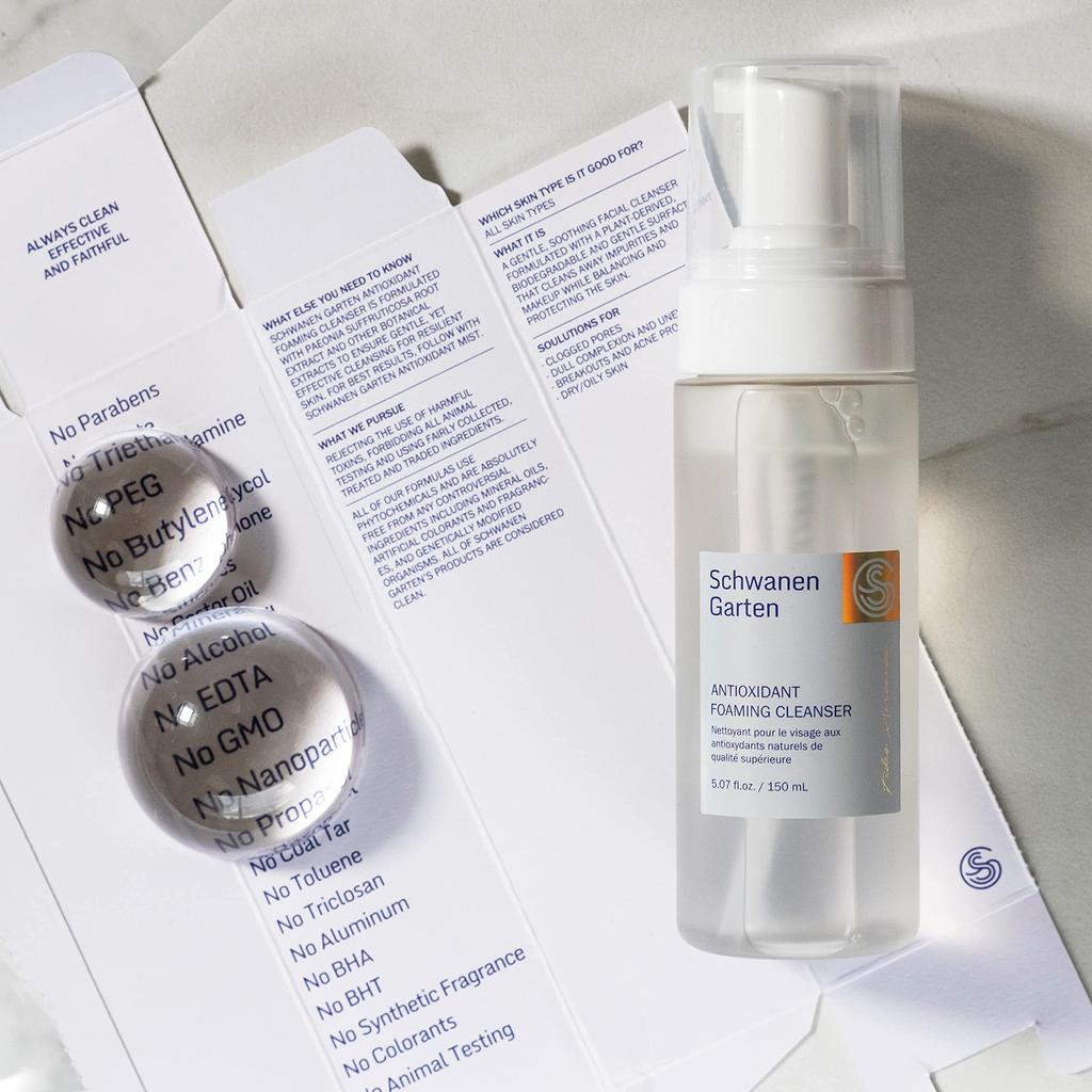 SchwanenGarten Foaming Cleanser 150mL Facial Cleanser Korean Natural Vegan Cosmetics Antioxidant [Official Japan]