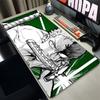 Anime Mouse Pad Large Gaming Pc Computer Desk Mat One Piece Zoro Japanese Samurai Mousepad Keyboard Gamer Accessories Table Pad