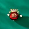 New Year Gift Creative Lucky Bag Brooch, Women's Chinese-style Spring Festival Decorative Sweater Pin
