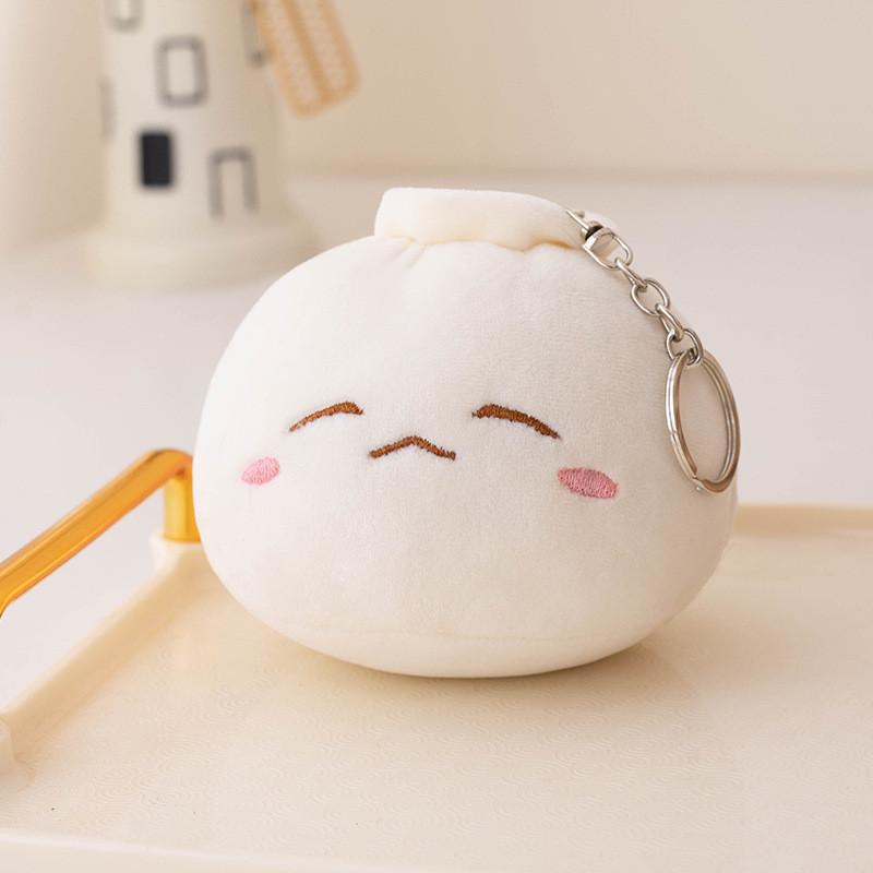 Little Bun Cute Keychain Cartoon Girl Backpack Decorative Pendant Doll Gift