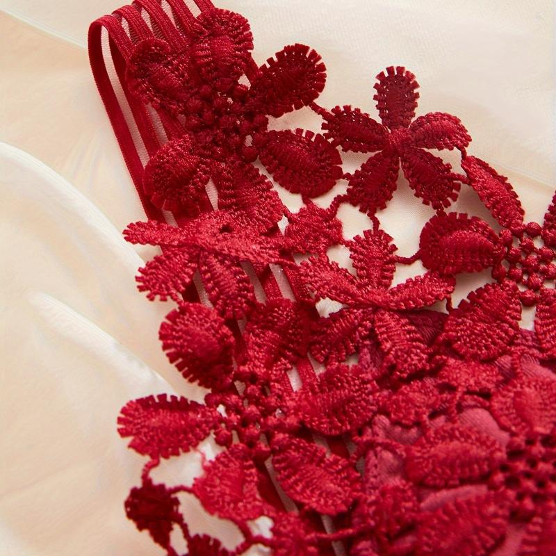 New Water-Soluble Floral Lace Beautiful Back Without Steel Ring, Breathable Shest Wrapping, Anti Glare Base, Suspender, Underwear Vest For Women